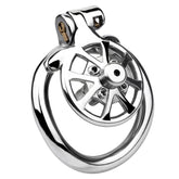 BDStyle Spike Mens Chastity Cage With Metal Urethral Catheter Male Chastity